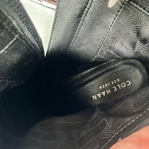 Cole Haan paulina black heeled ankle bootie size 8 - Picture 14 of 16